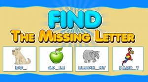 Find The Missing Letter: Alphabet Puzzle Game Online - Kids Word Puzzle