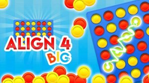 Align 4 BIG Puzzle Game Online Puzzle Game