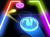 Neon Air Hockey Showdown