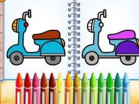 Colorful Wheels: Family Drawing Fun