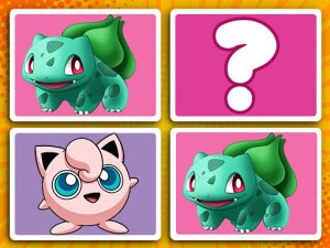 PokeWorld Find Pairs Memory Game - Puzzle Game