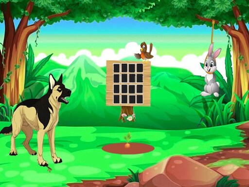 Hanging Rabbit Escape Online Puzzle Game