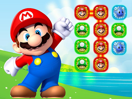 Super Mario Connect Puzzle Online Game - Puzzle Game