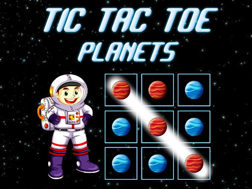 Tic Tac Toe Planets Online Puzzle Game