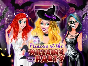 Princess at the Villains Party Dress-Up Game