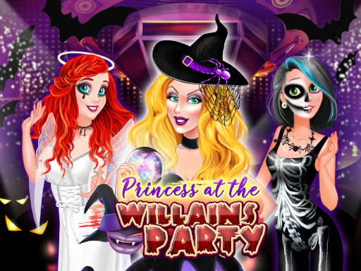 Princess at the Villains Party Dress-Up Game