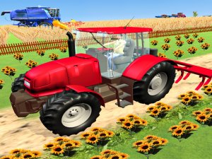 Modern Tractor Farming Simulator: Thresher Games Online - Farming Game