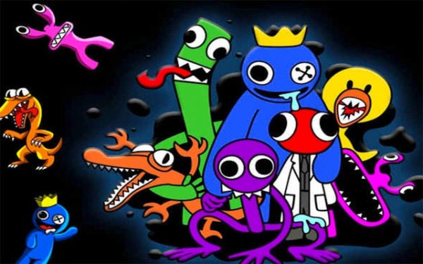 Rainbow Friends Sliding Puzzle Game Online
