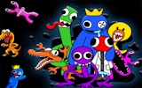 Rainbow Friends Sliding Puzzle Game Online
