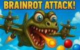 Brainrot Attack: Flying Crocodile Precision Arcade Game