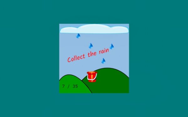 Raindrop Catcher Arcade Game