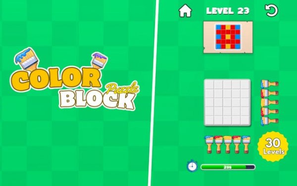 Tile Color Match: Grid Art