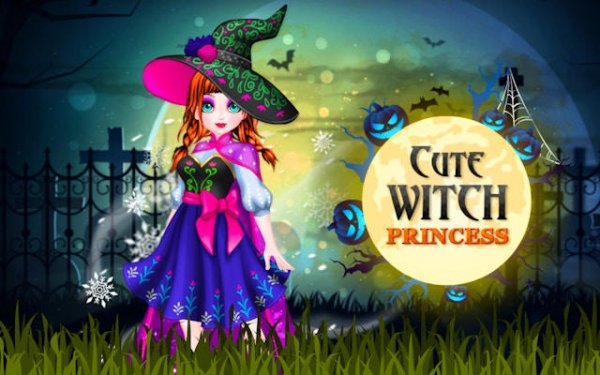 Cute Witch Princess Dress Up