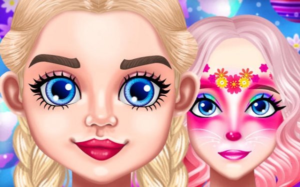 Easter Face Painting Dress Up Game