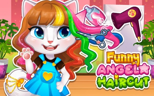 Angela Salon Makeover Game