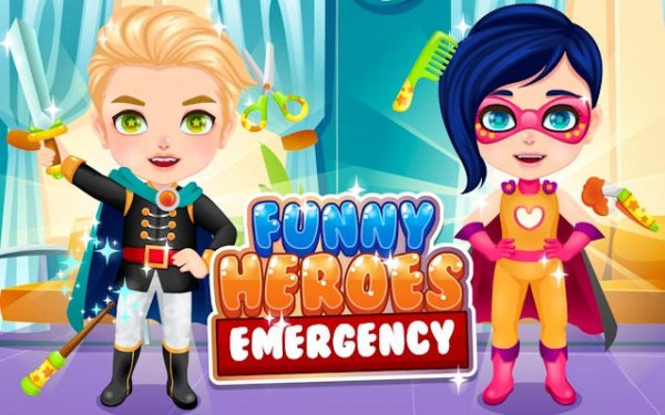 Funny Heroes Emergency: Hero Rescue & Makeover
