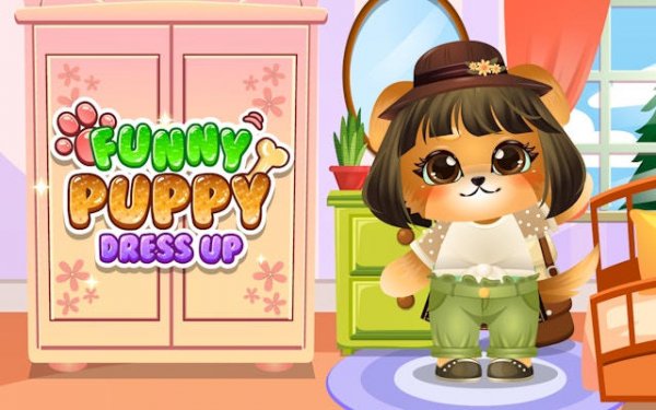 Puppy Dress Up Fashion Game
