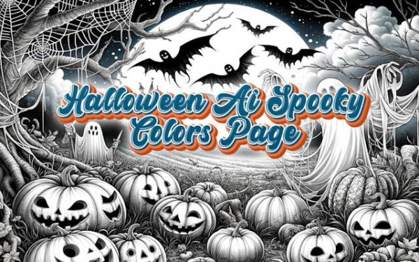 Spooky Colors Page Coloring Game