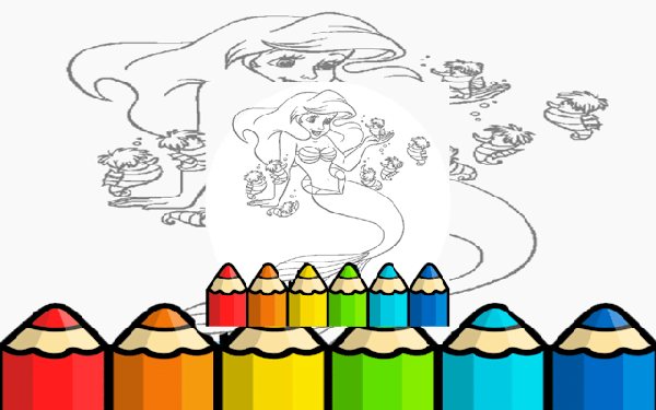 Mermaid Coloring Book Online