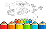 Kid Mermaids Coloring Game Online