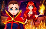 Lady Strange and Ruby Witch: Superhero Fashion Adventure Online Game