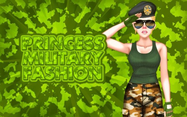 Military Fashion Dress Up Game