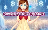 Princesses Waiting For Santa Dress Up Online Game