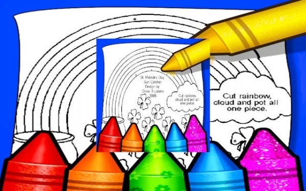 Rainbow Coloring Pages Game