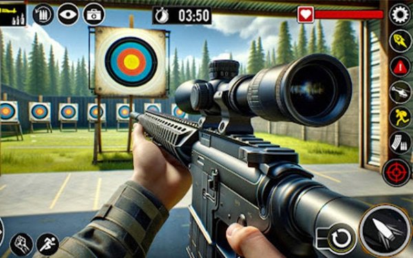 Target Firearm Shooting Adventure: Real Sniper 3D FPS Game
