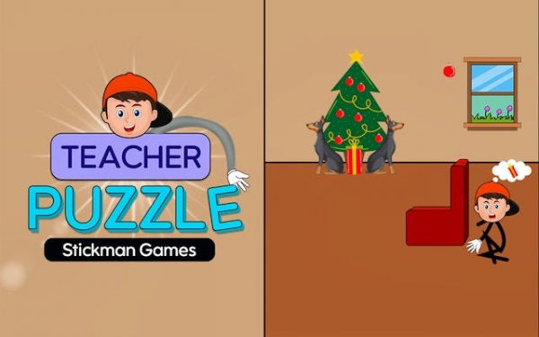 Teacher Puzzle Stickman: Brain Teaser Adventure